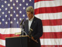 John Kerry and Flag